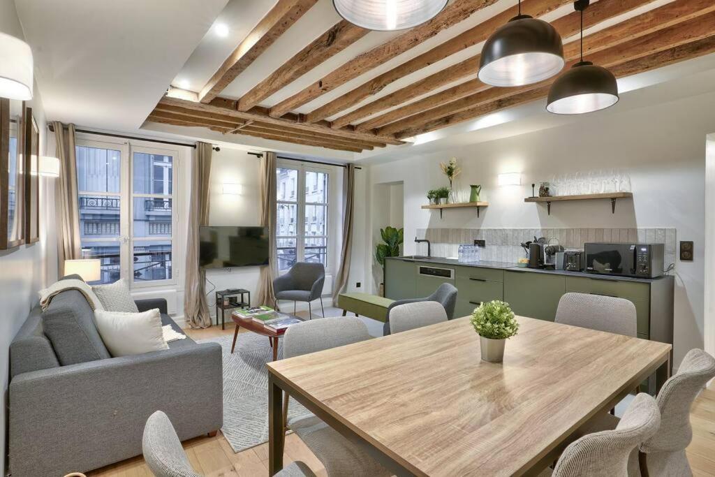 Magnifique Appartement Pour 6 - Montorgueil Париж Экстерьер фото