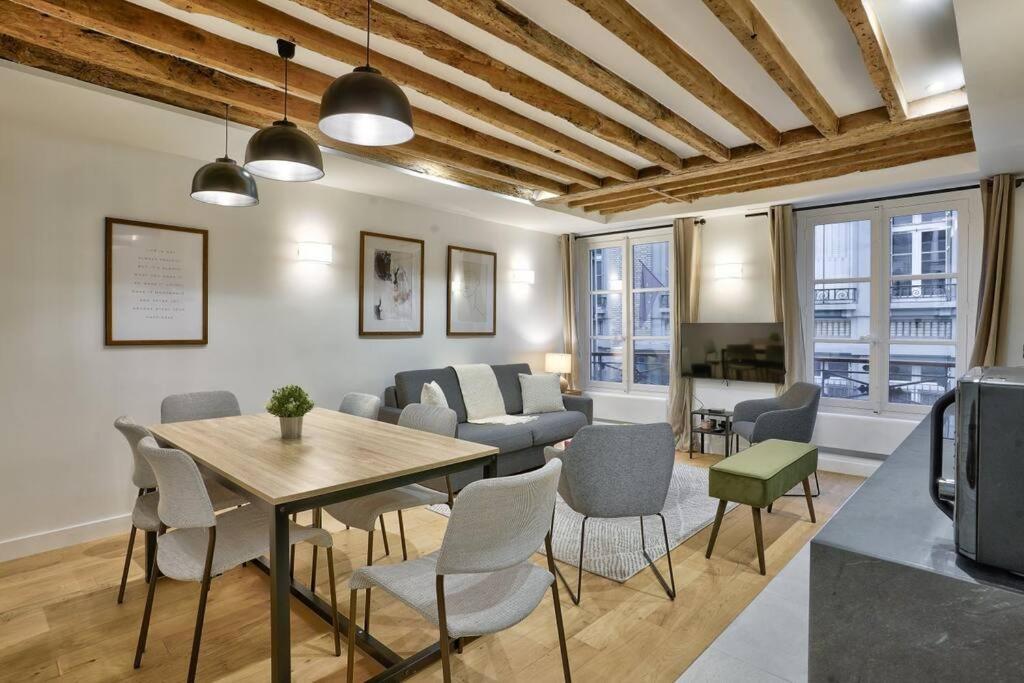 Magnifique Appartement Pour 6 - Montorgueil Париж Экстерьер фото